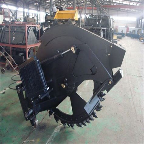 wheel trencher for skid steer|trenching attachment for skid steer.